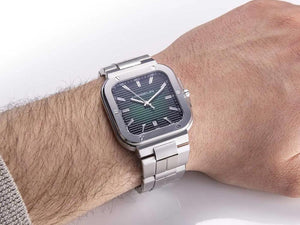 Herbelin Cap Camarat Quartz Watch, Stainless Steel 316L, Green, 39 mm, 12246B16