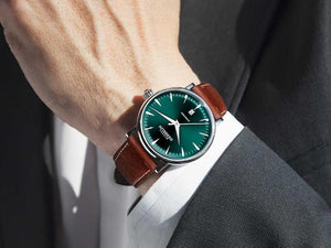 Herbelin Inspiration Automatic Watch, Green, 40 mm, Day 1647AP16BR