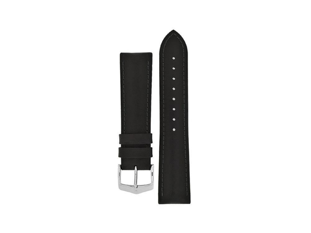 Hirsch James Performance Collection Strap, Black, 18 mm, 0925002050-2-18