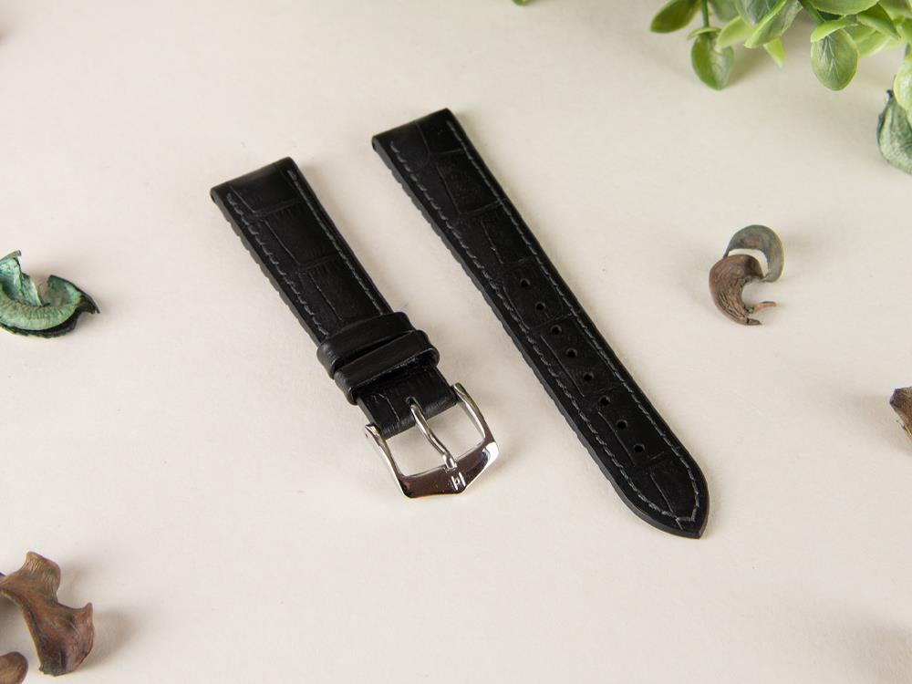 Hirsch Paul Performance Collection Strap, Black, 18 mm, 0925028050-2-18