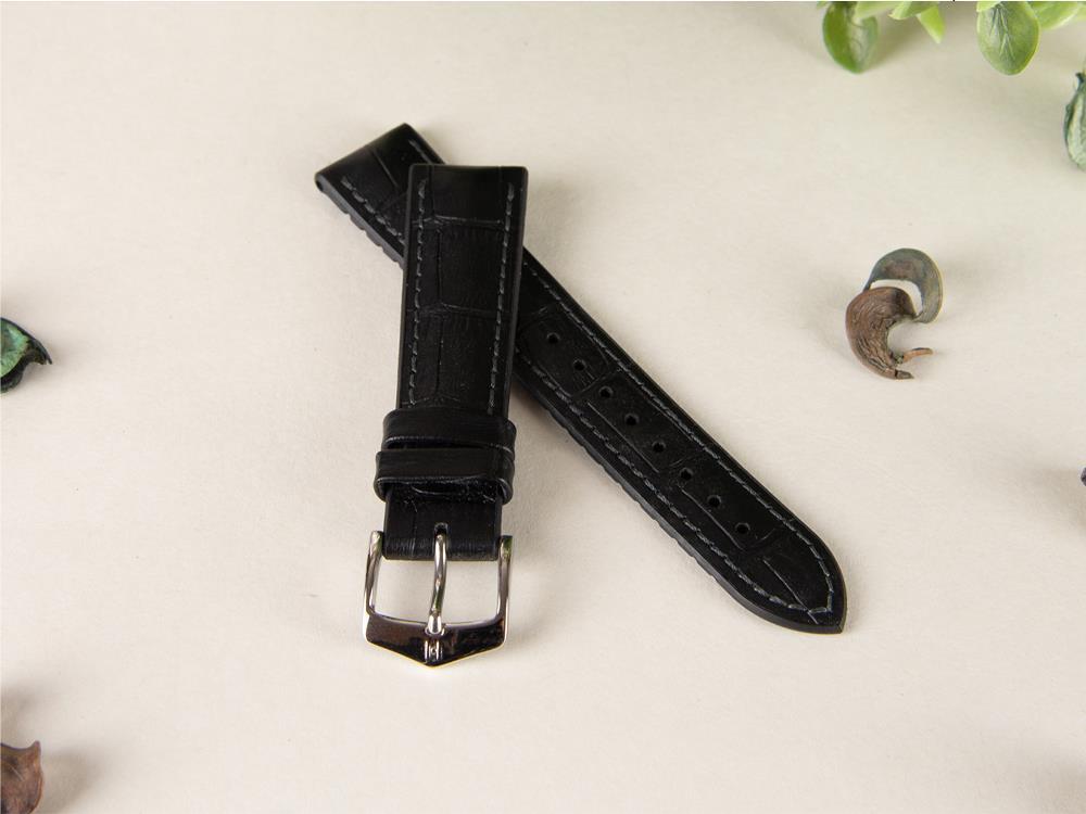 Hirsch Paul Performance Collection Strap, Black, 18 mm, 0925028050-2-18