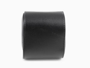 Iguana Watch Roll, Leather, Black, WATCH-ROLL