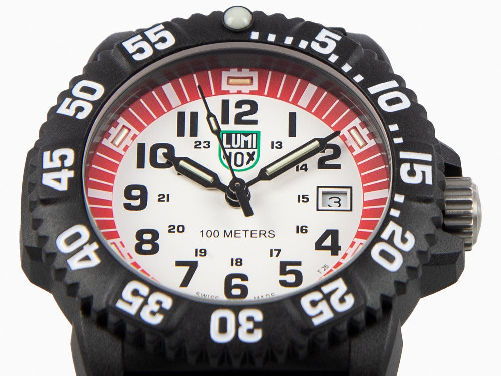 Luminox G-Collection Sea Lion Quartz Watch, White, CARBONOX™, 43 mm, X2.2057