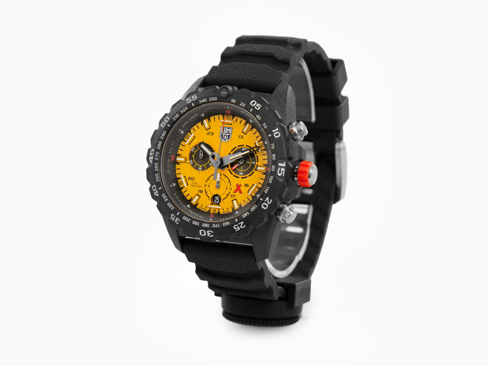 Luminox Bear Grylls Survival Quartz Watch, CARBONOX, Yellow, 45 mm, XB.3745