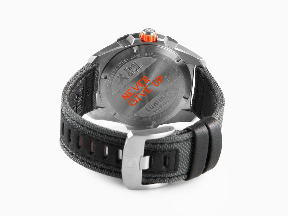 Luminox Bear Grylls Survival GMT Watch, Black, 45 mm, 20 atm, XB.3761