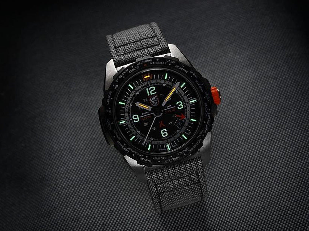 Luminox Bear Grylls Survival GMT Watch, Black, 45 mm, 20 atm, XB.3761