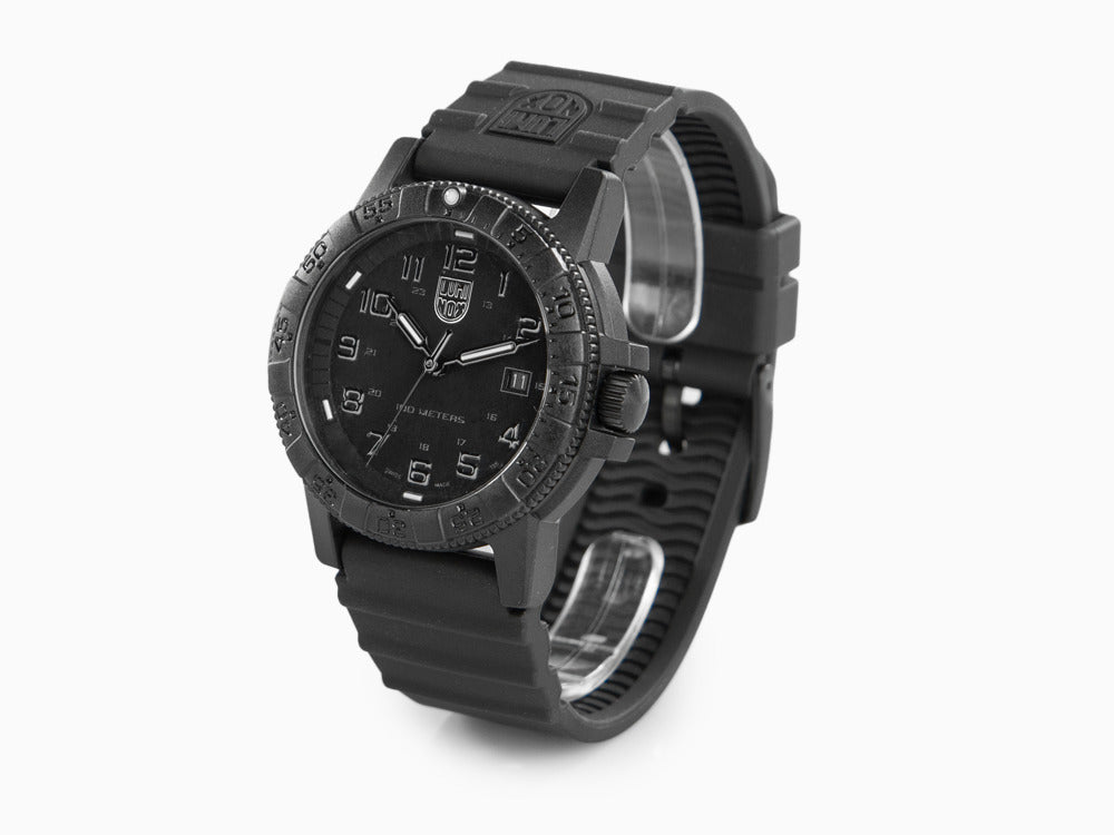 Luminox Leatherback  Sea Turtle Giant 0320 Quartz Watch, Black, Carbon, 44mm