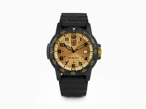 Luminox Leatherback Sea Turtle Giant Quartz Watch, Gold, XS.0325.GP