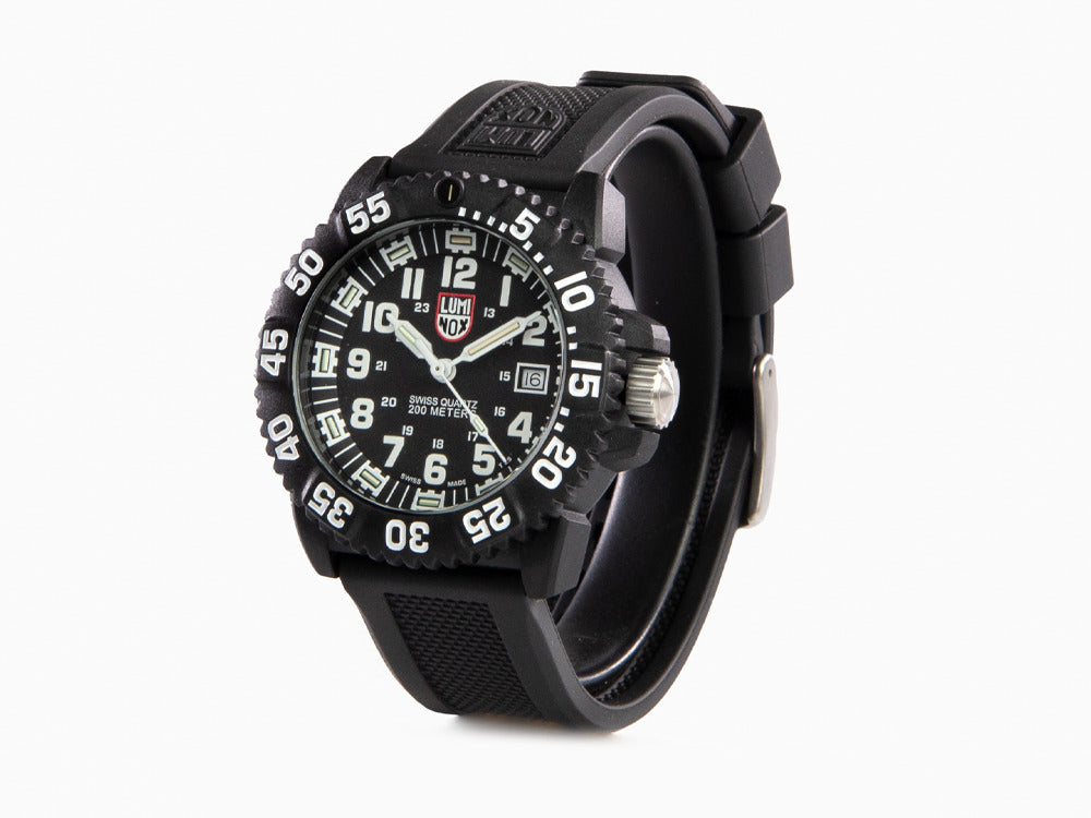 Luminox Navy Seal Colormark Quartz Watch, Carbon, Black, XS.3051