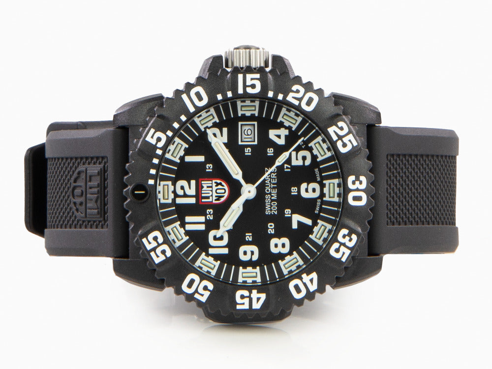 Luminox Navy Seal Colormark Quartz Watch, Carbon, Black, XS.3051