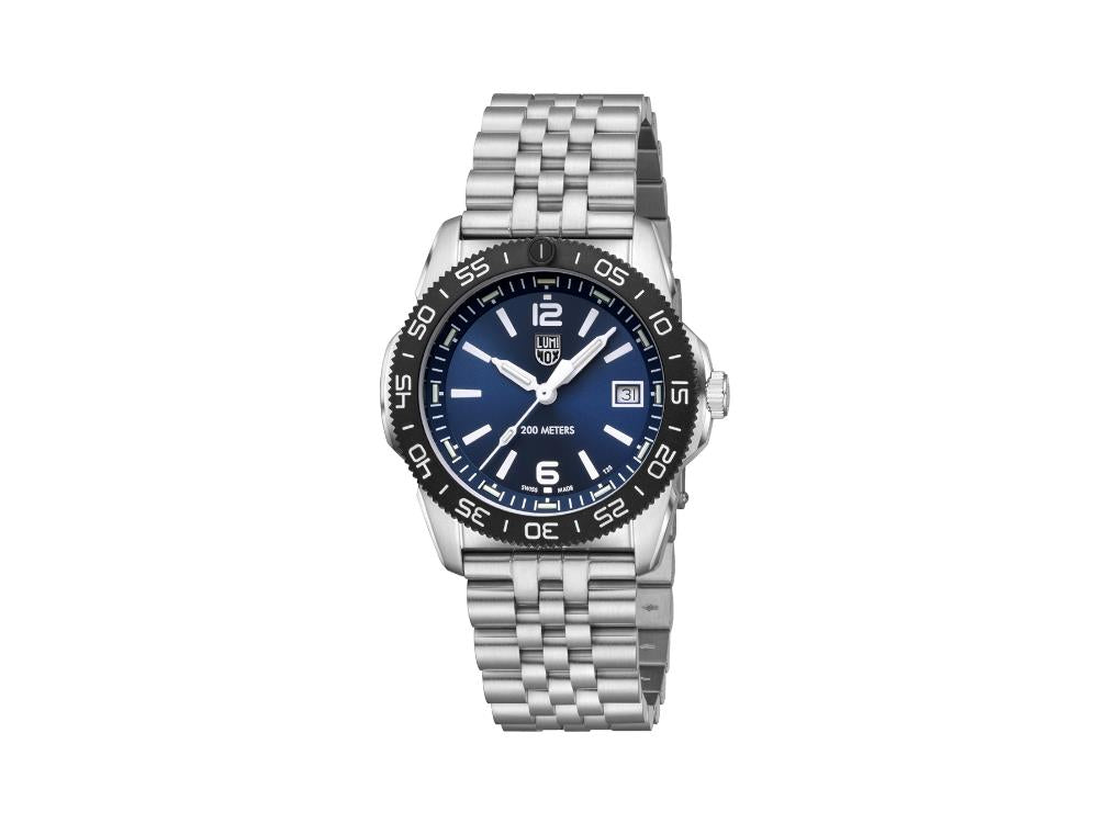 Luminox Sea Pacific Diver Ripple Collection Quartz Watch, Blue, XS.3123M.SET