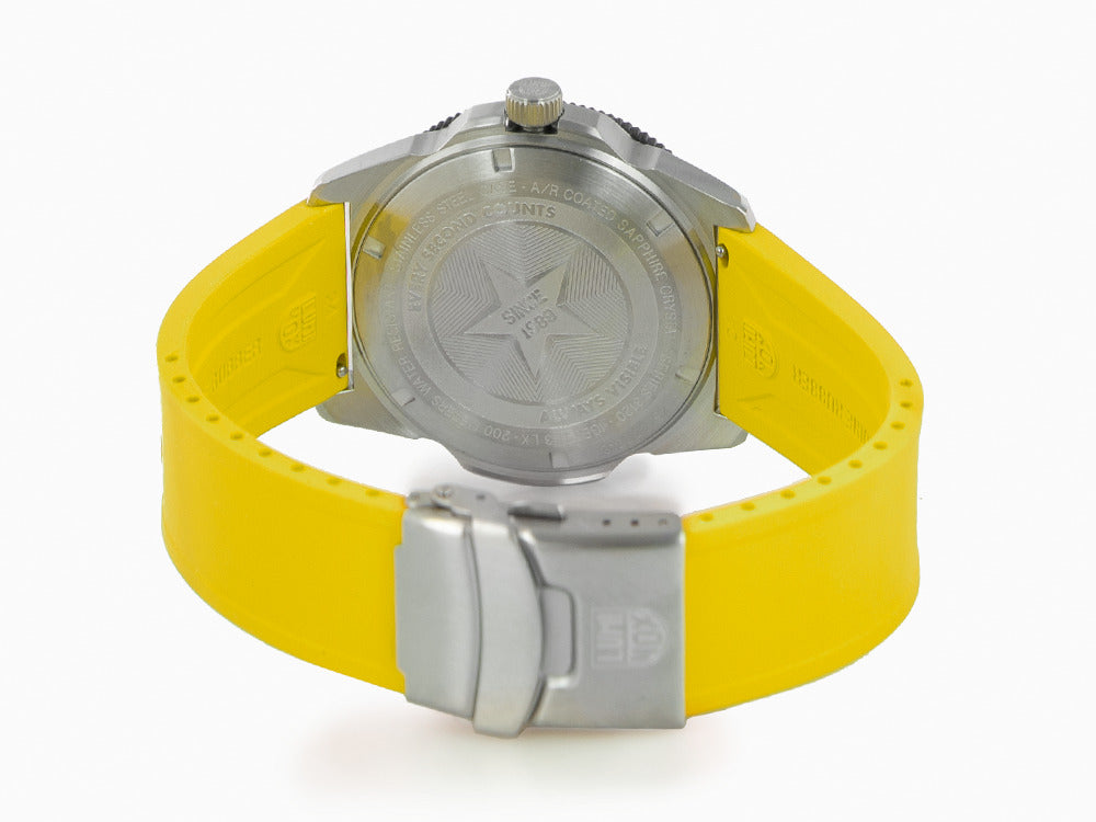 Luminox Sea Pacific Diver Quartz Watch, Yellow, 44 mm, Day, 20 atm, XS.3125