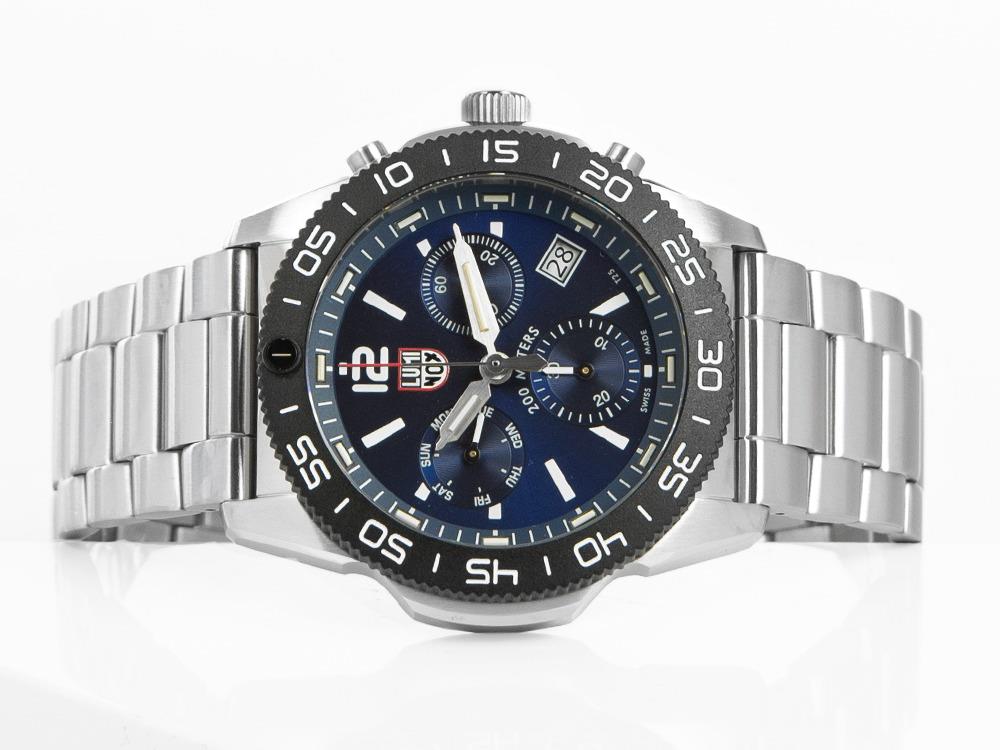 Luminox Pacific Diver Quartz Watch, CARBONOX, Blue, 44 mm, Day, 20 atm, XS.3144