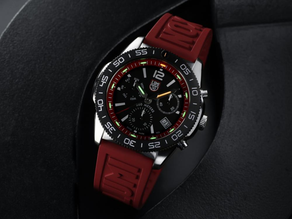 Luminox Pacific Diver Quartz Watch, CARBONOX, Black, 44 mm, 20 atm, XS.3155