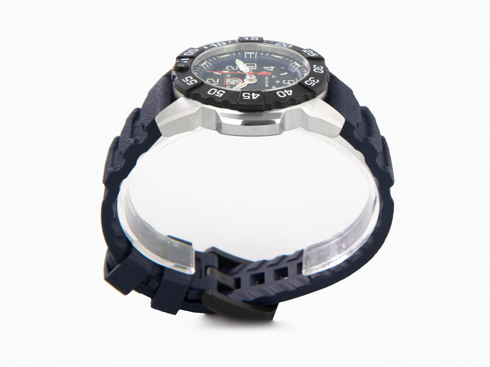 Luminox Navy Seal Steel 3250 Time Date Series Quartz Watch, Blue, XS.3253.CB