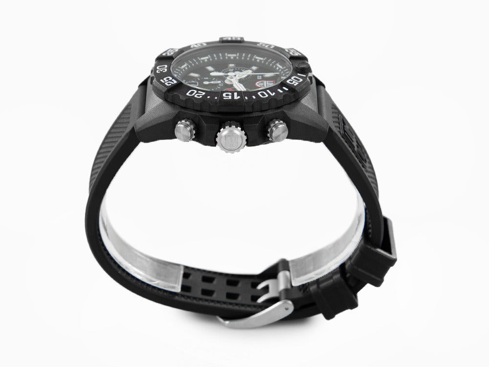 Luminox Sea Navy Seal Chronograph 3580 Series Quartz Watch, Black, XS.3581