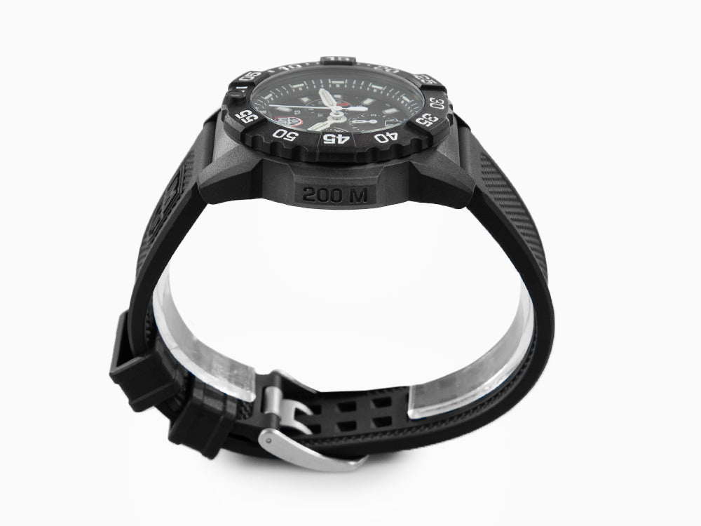 Luminox Sea Navy Seal Chronograph 3580 Series Quartz Watch, Black, XS.3581