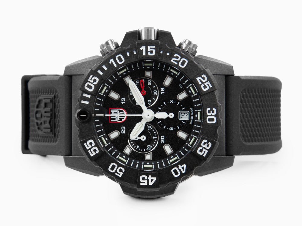 Luminox Sea Navy Seal Chronograph 3580 Series Quartz Watch, Black, XS.3581