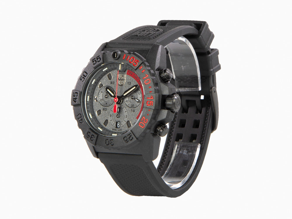 Luminox Sea Navy Seal Chronograph 3580 Series Quartz Watch, Black, XS.3581.EY