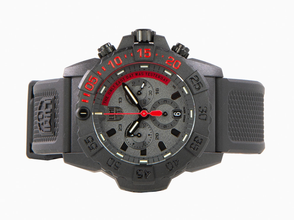 Luminox Sea Navy Seal Chronograph 3580 Series Quartz Watch, Black, XS.3581.EY