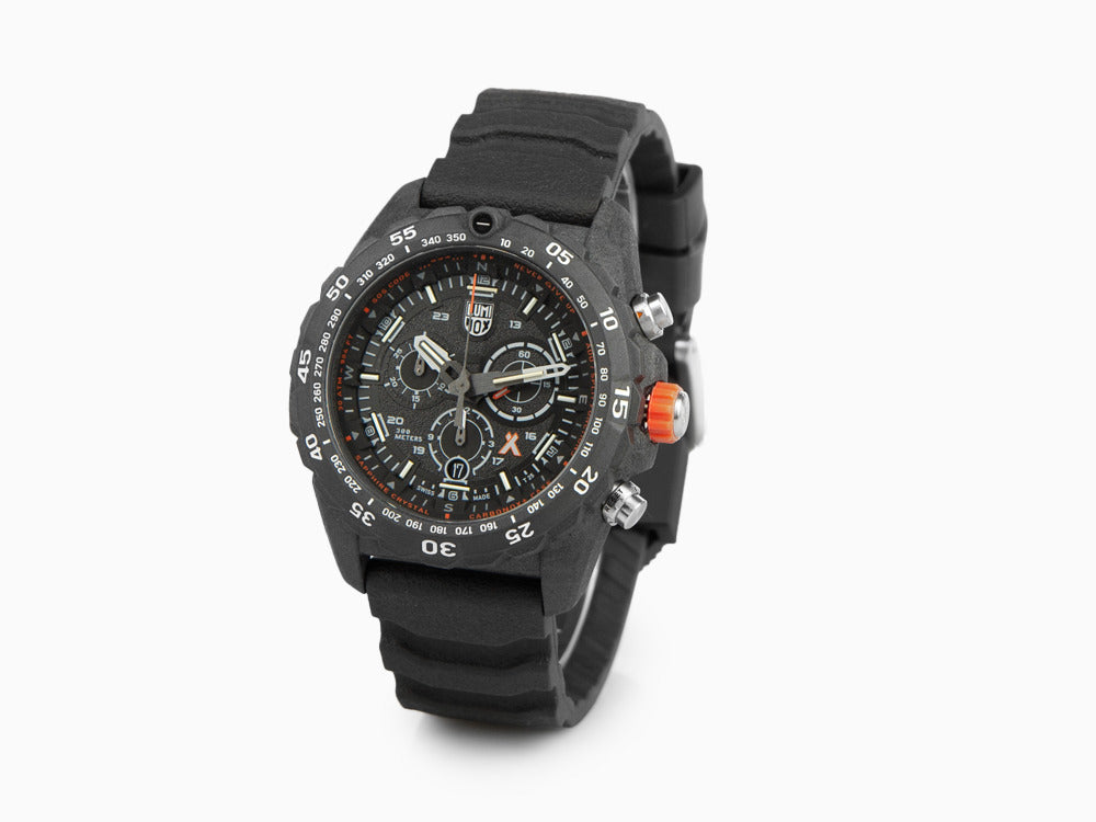 Luminox Bear Grylls Survival Master Quartz Watch, CARBONOX, Black 