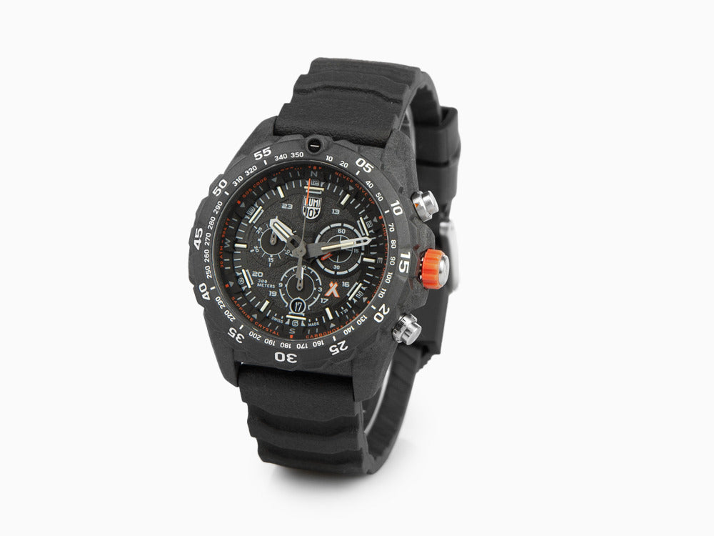 Luminox Bear Grylls Survival Master Quartz Watch, CARBONOX, Black, 45mm, XS.3741