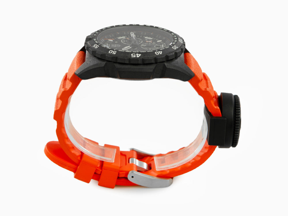 Luminox Bear Grylls Survival Master Quartz Watch, Carbon, Orange, 45mm, XS.3749