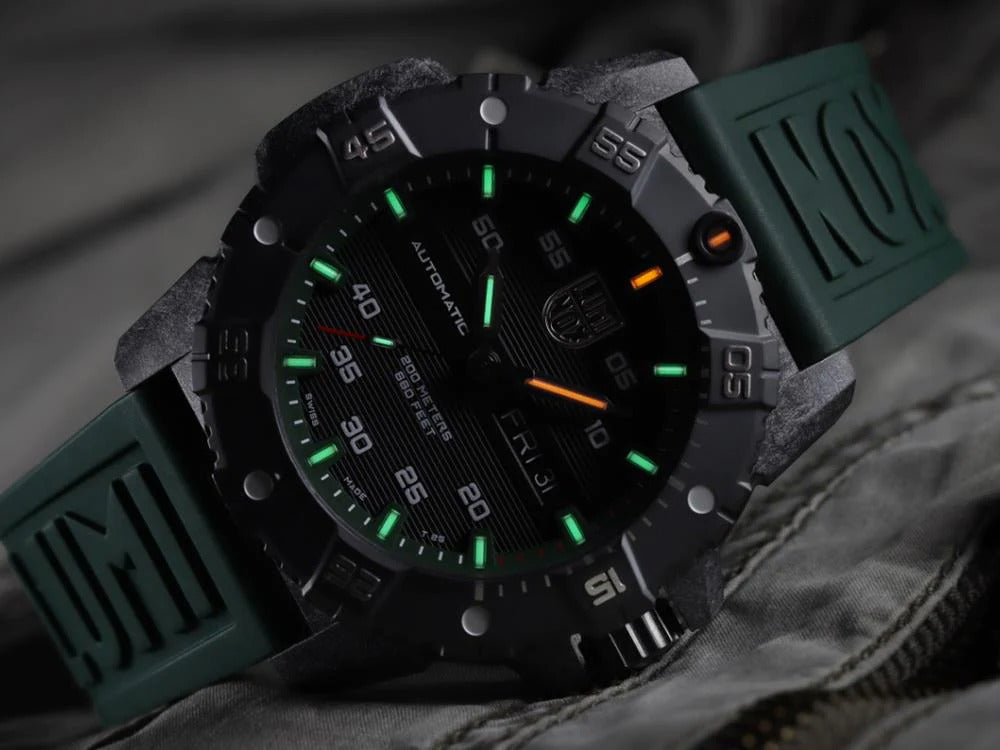 Luminox Master Carbon Seal 3860 Series Automatic Watch, Green, XS.3877