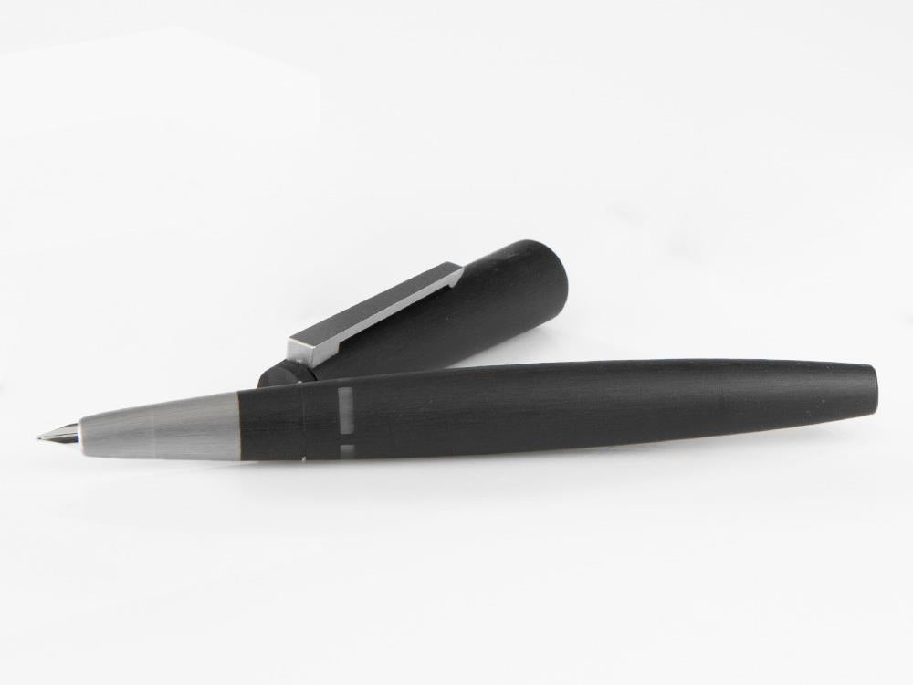 Lamy 2000 Fountain Pen, Makrolon, Mat brushed, Black, 1201351