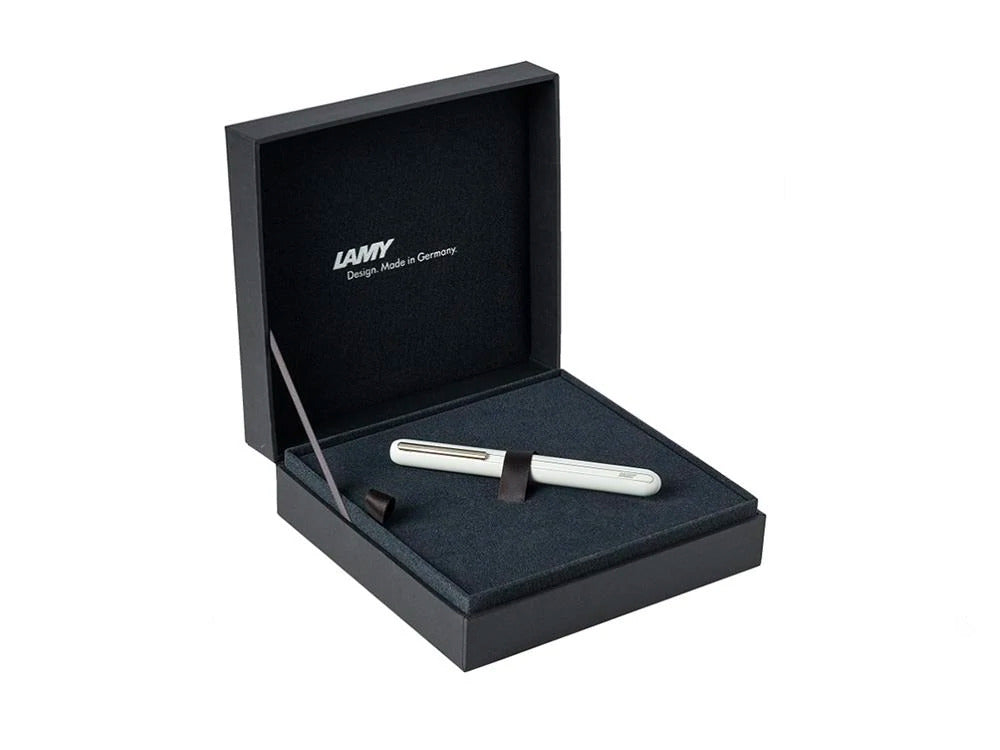 Lamy Dialog 3 Pianowhite Fountain Pen, Platinum-plated, White, 1228089