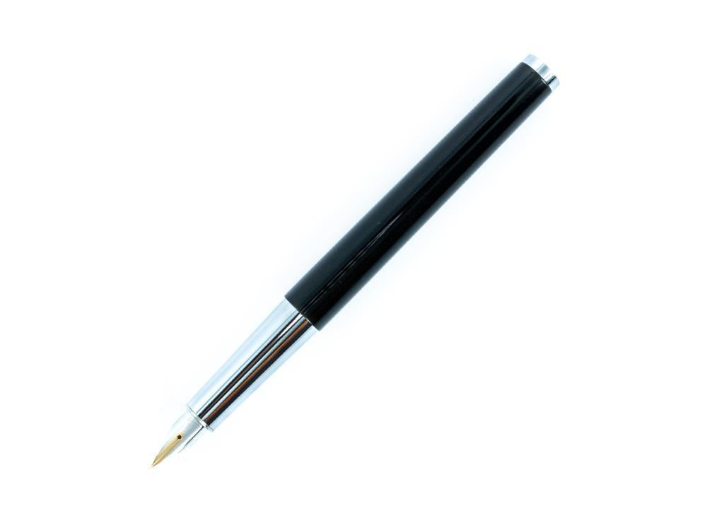 Lamy Scala Pianoblack Fountain Pen, Black, 14k Gold Platinum