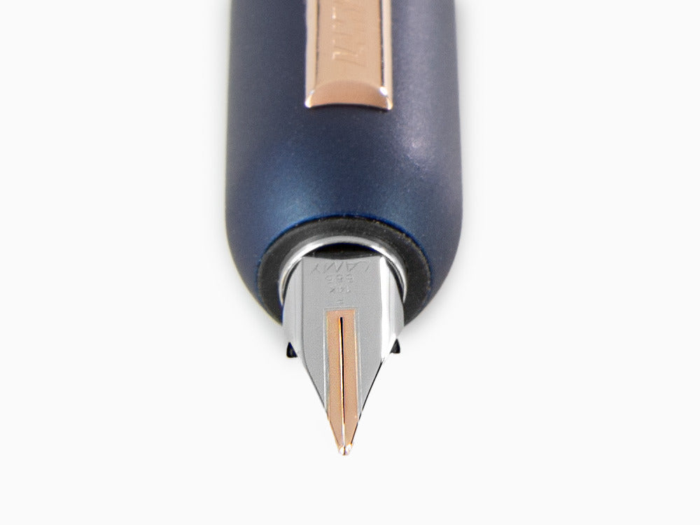 Lamy Dialog CC Fountain Pen, Lacquer, Rose Gold, Blue, Mat, 1234402