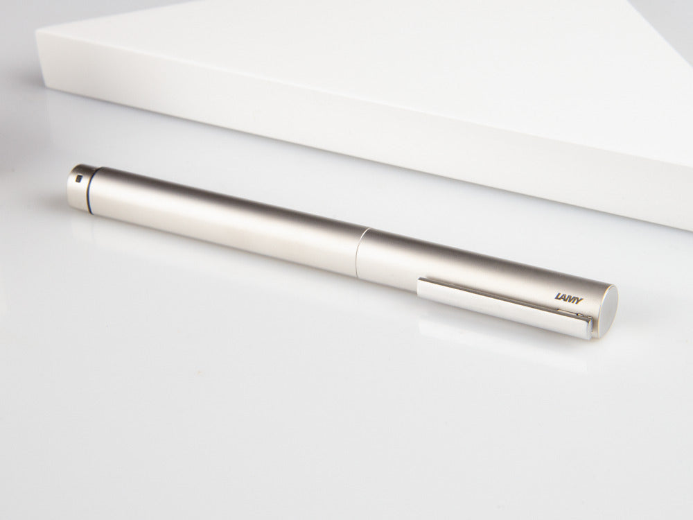 Lamy Ideos Fountain Pen, Aluminum, Silver, Anodised, 1235462