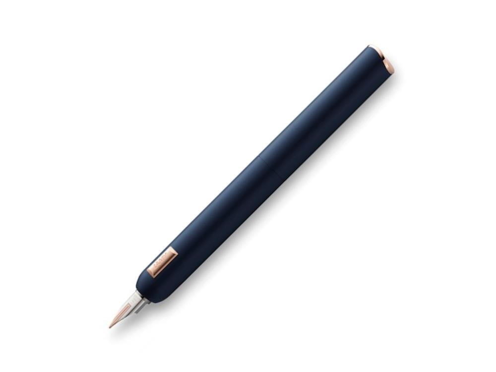 Lamy Dialog CC Fountain Pen, Lacquer, Rose Gold, Blue, Mat, 1234402