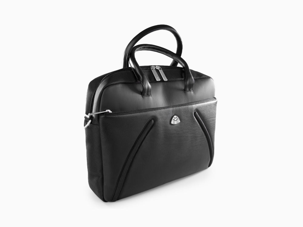 Maybach The Scope I Document case, Leather, Black, Zip, MMA-BAGBUSC-BLA