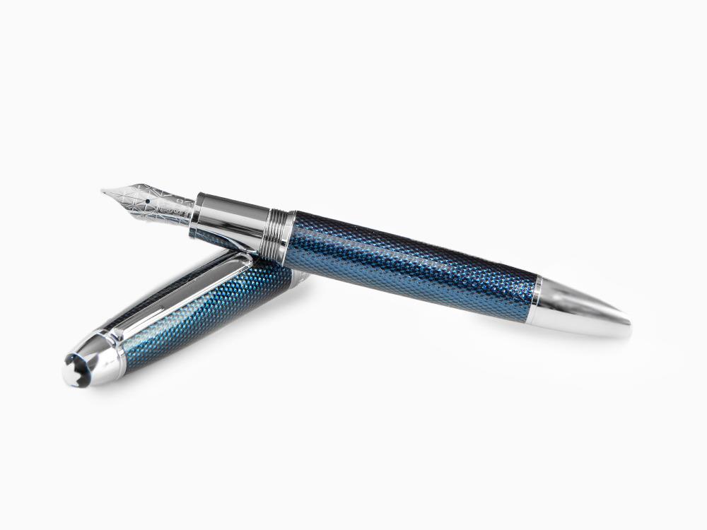 Montblanc Meisterstück Solitaire Blue Hour LeGrand Fountain Pen, 112889