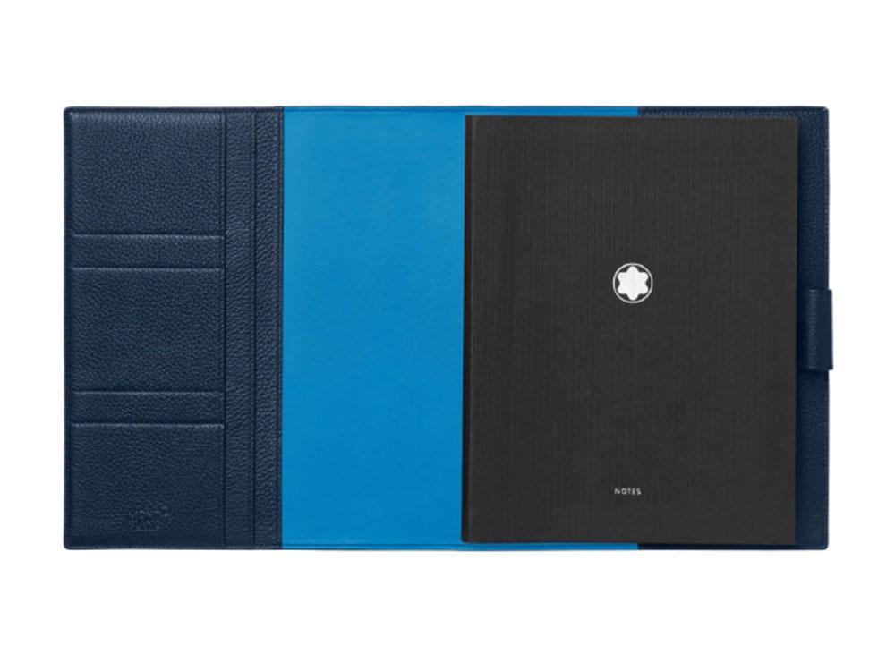 Montblanc Notebook, Ruled, Calfskin Leather, Blue, 248 pages, 124128