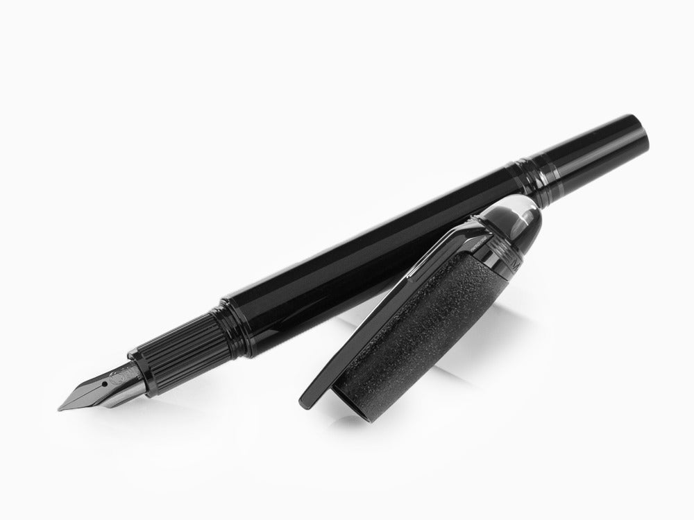 Montblanc StarWalker BlackCosmos Doué Fountain Pen, Black, PVD, 129287