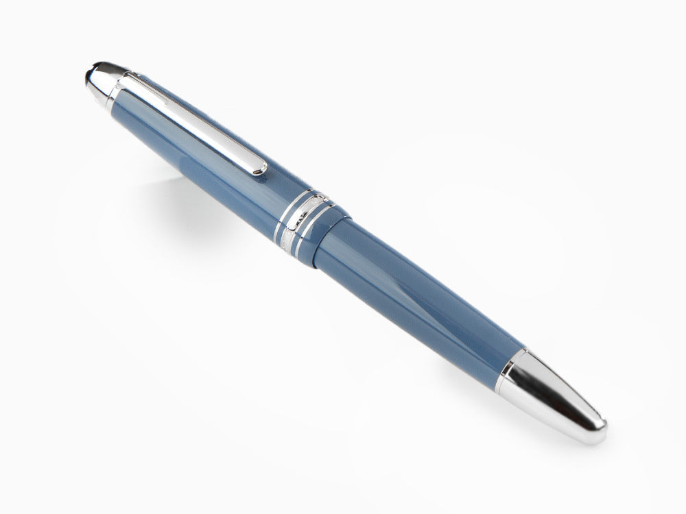 Montblanc Penna a Sfera Meisterstück Glacier LeGrand blu - Vendita