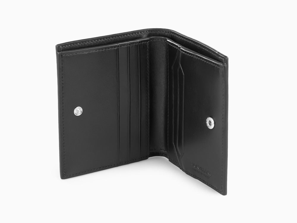 Montblanc Meisterstück Compact Wallet, Black, Leather, 6 Cards,129677