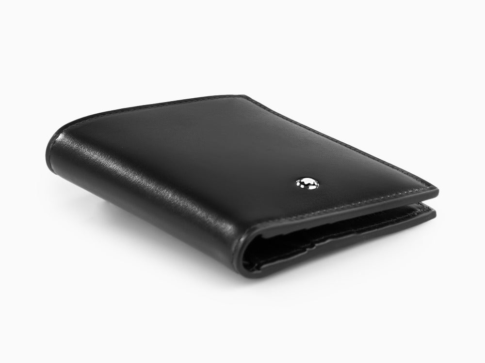 Montblanc Meisterstück Compact Wallet, Black, Leather, 6 Cards,129677