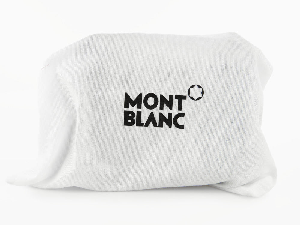 Montblanc Sartorial Zip Top Bag, Leather, Blue, Zip, 130102