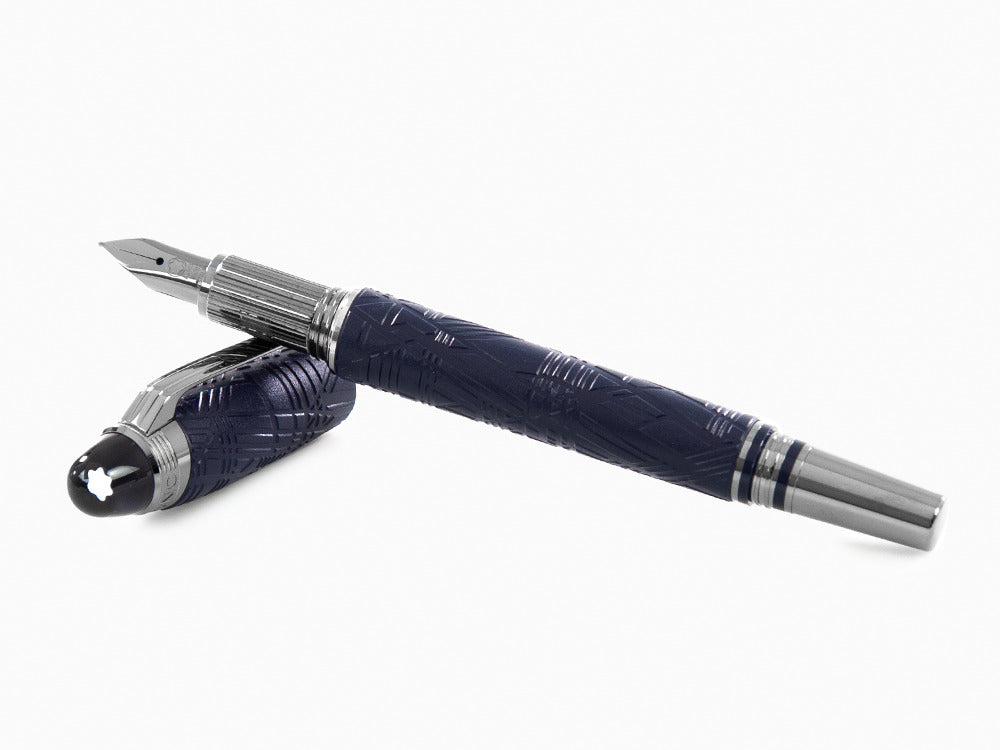 Montblanc StarWalker SpaceBlue Resin Fountain Pen, 130211