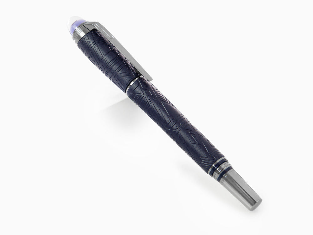 Montblanc StarWalker SpaceBlue Resin Fineliner, Blue, Ruthenium trim, 130212