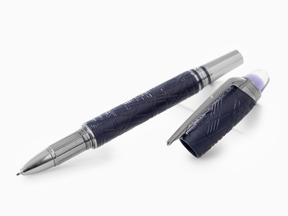 Montblanc StarWalker SpaceBlue Resin Fineliner, Blue, Ruthenium trim, 130212