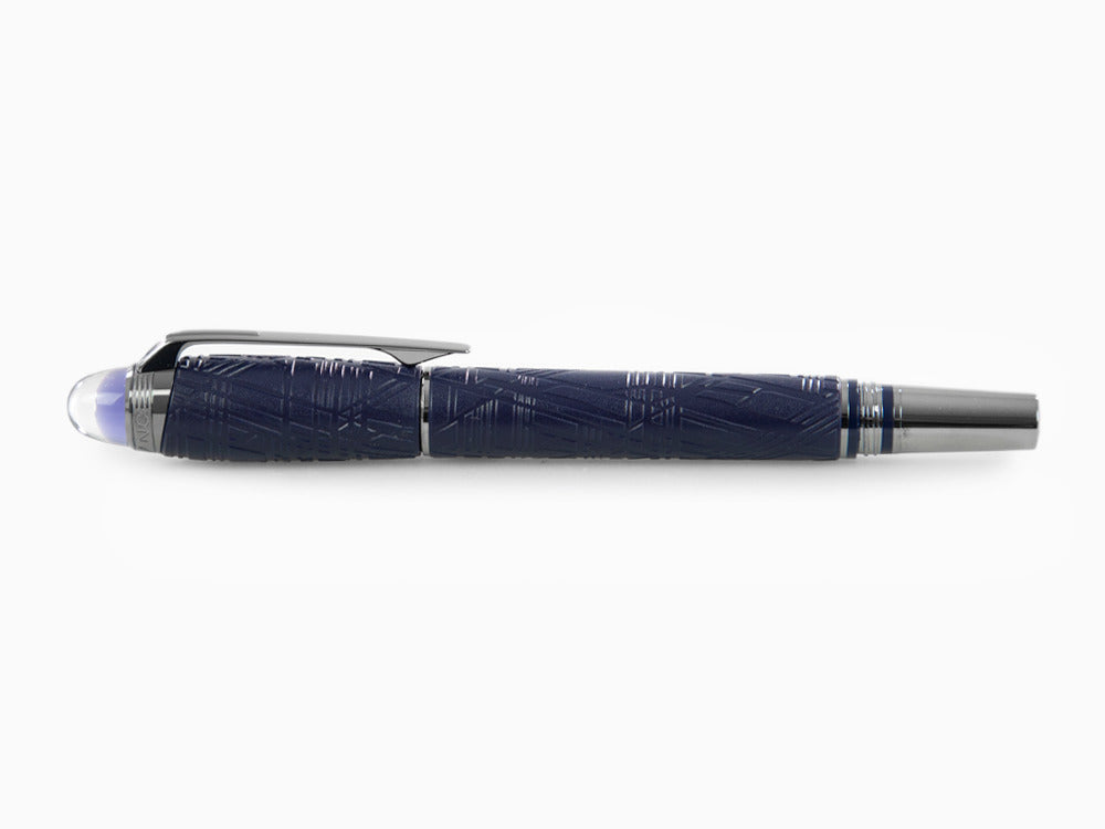 Montblanc StarWalker SpaceBlue Resin Fineliner, Blue, Ruthenium trim, 130212