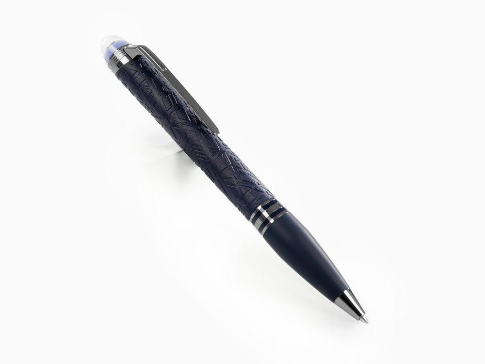 Montblanc StarWalker SpaceBlue Resin Ballpoint pen, Blue, Ruthenium trim, 130213