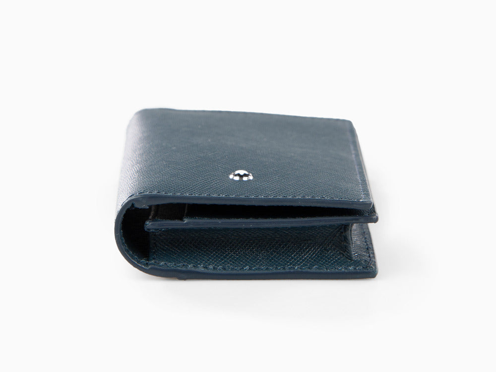 Montblanc Sartorial Card holder, Leather, Blue, 131580