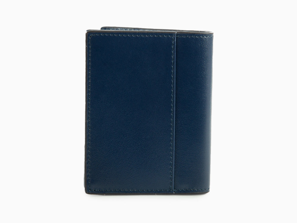 Montblanc Meisterstück Wallet, Blue, Leather, Cards, Flap-over, 131693