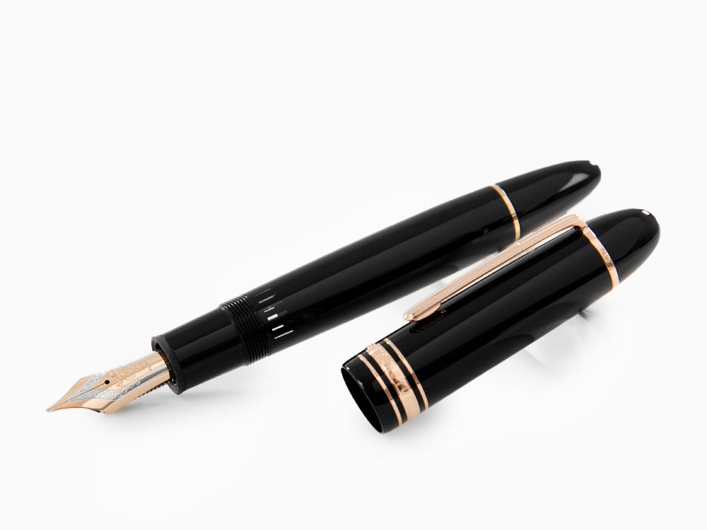 Montblanc 149 red clearance gold